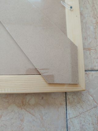 Marco madera marrón