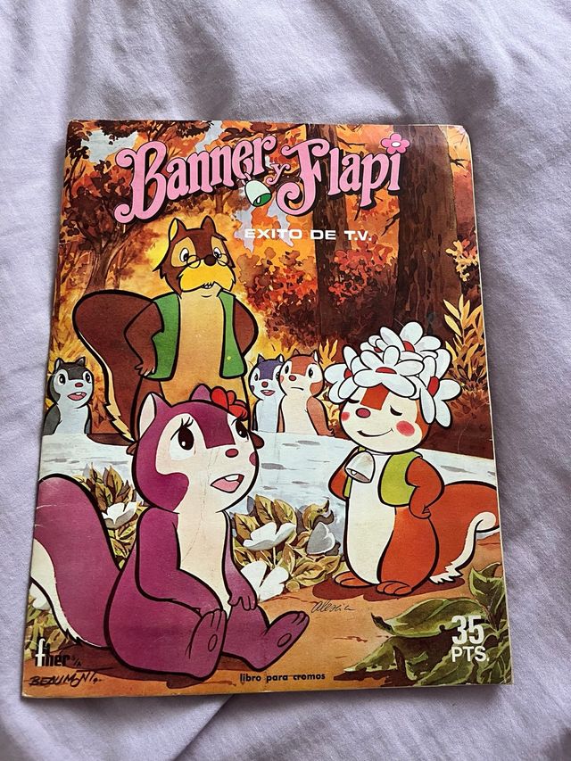 Álbum cromos Banner y Flapi