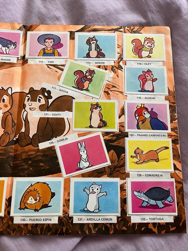 Álbum cromos Banner y Flapi