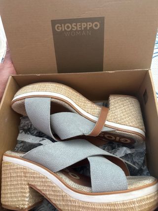 Sandalias GIOSEPPO mujer, azules, talla 41