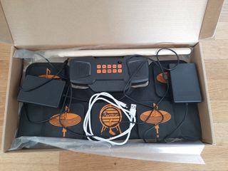 Bateria electrónica portable recargable.