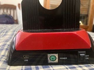 Lector de disco duro. Poco usado. SATA HDD DOCKING