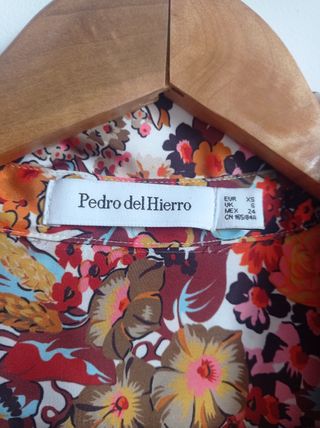 Vestido Pedro del Hierro estampado XS