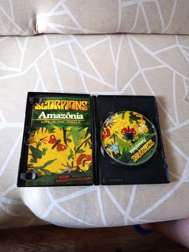 DVD Scorpions Amazonía Concierto