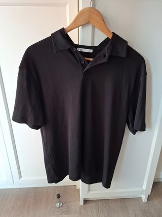 Polo negro Zara