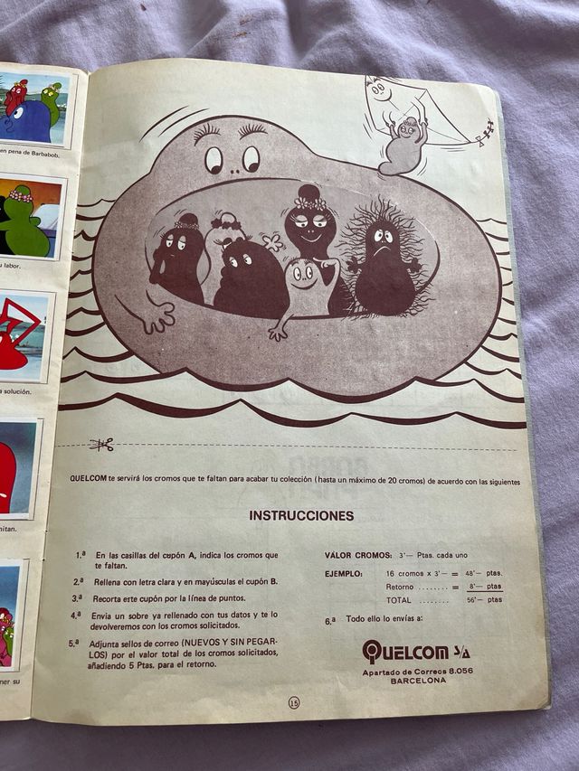 Barbapapá: Álbum cromos