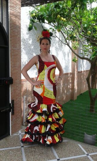 Traje de flamenca