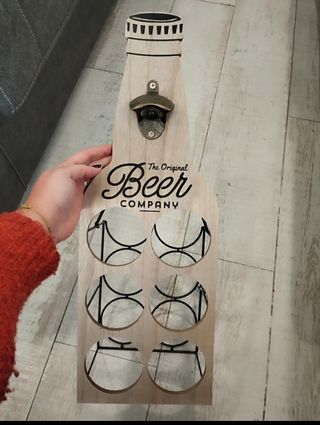 Botellero de vino o cerveza 6 botellas