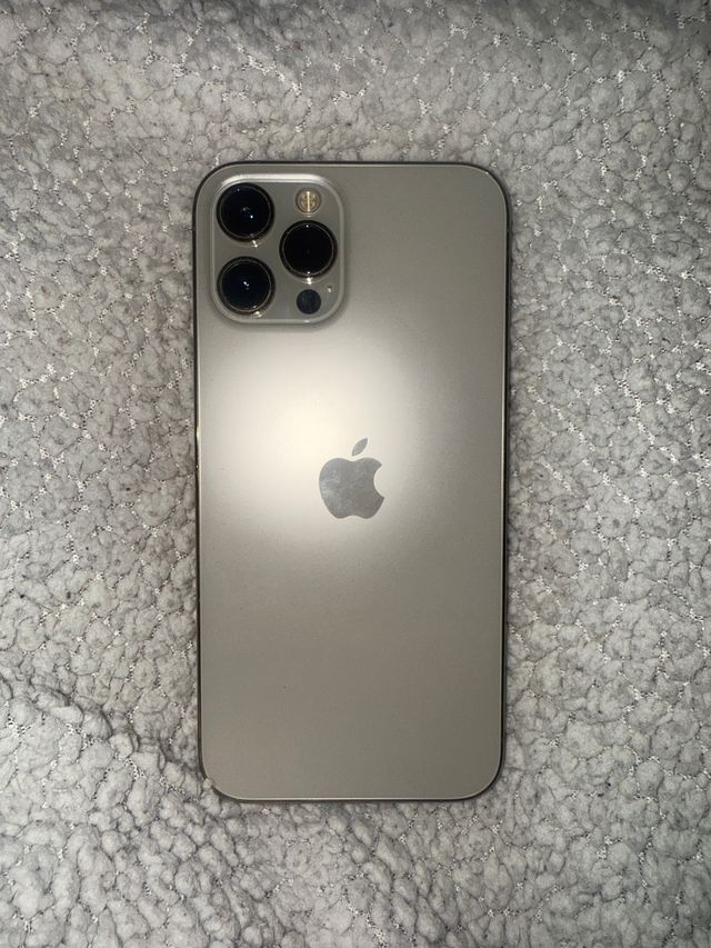 iPhone 12 Pro Max - Dorado y Plateado