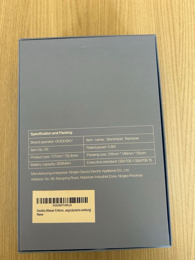 Aspirapunti neri Goodsky - dispositivo pulizia vis