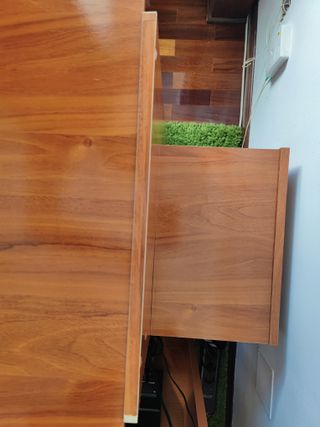 Mesa de ordenador 145x65x76 cm Marrón