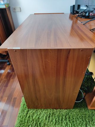 Mesa de ordenador 145x65x76 cm Marrón