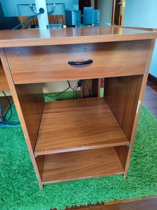 Mesa de ordenador 145x65x76 cm Marrón