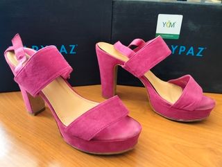 Sandalias plataforma rosa
