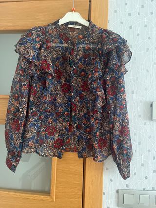 Blusa Mango multicolor talla M