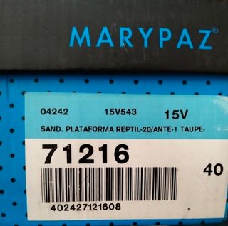 Sandalias MARYPAZ beige-marrón
