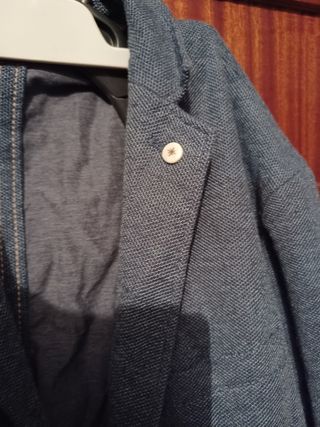 Chaqueta azul caballero
