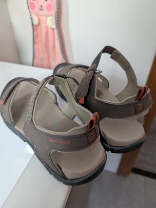 Sandalias Quechua trekking - Marrón Beige