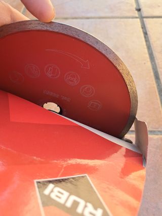 Disco Rubi 200mm - Diamante. Para porcelarmico.