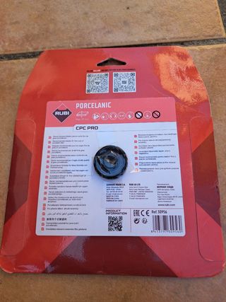 Disco Rubi 200mm - Diamante. Para porcelarmico.