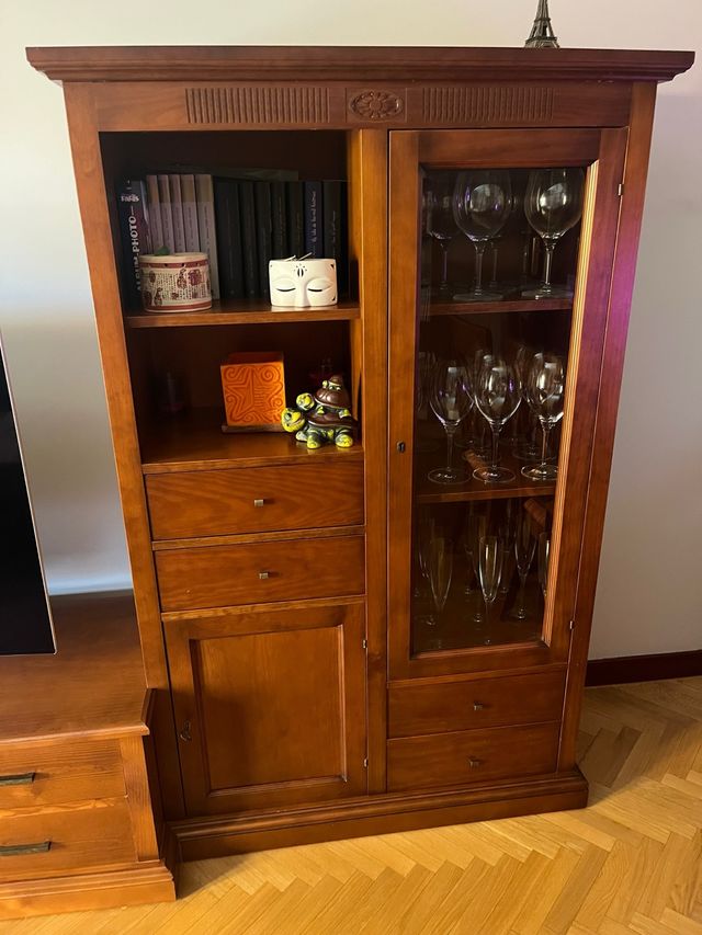 Mobili soggiorno in legno di pino