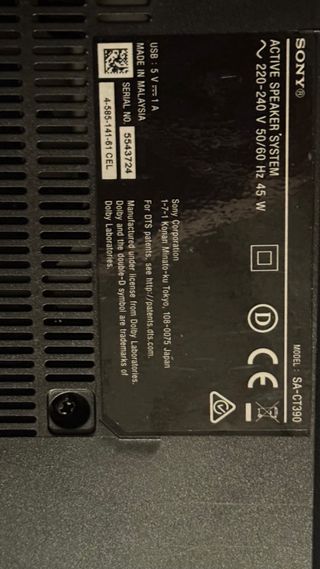 Barra sonido Sony - Subwoofer