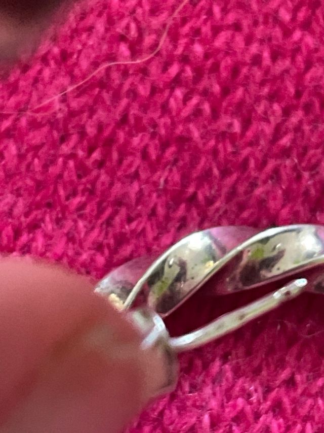 Orecchini argento - cerchi intrecciati