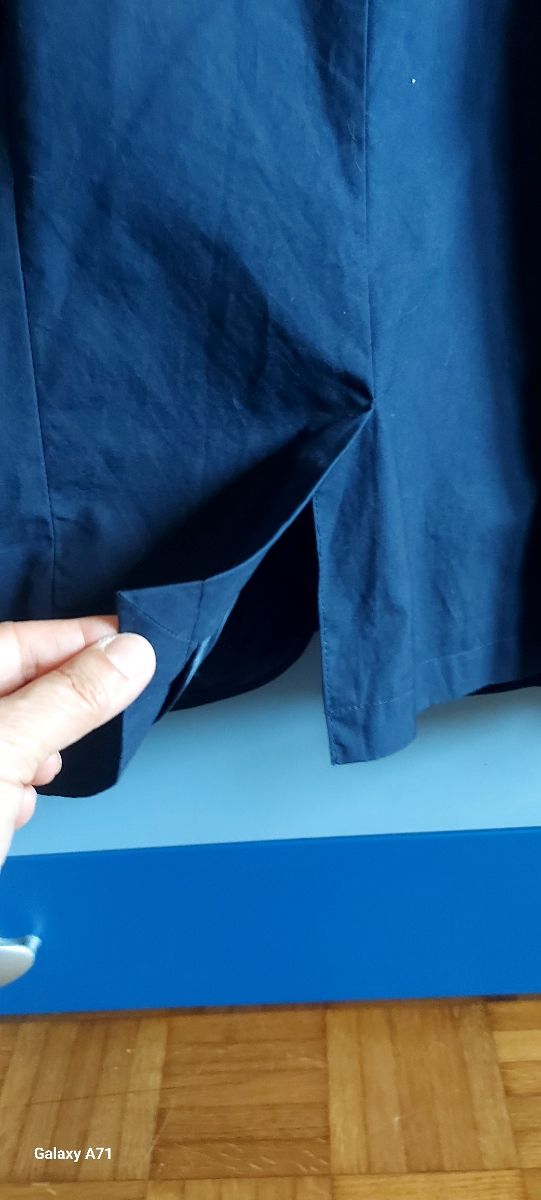 Giacca elegante bimbo cotone blu