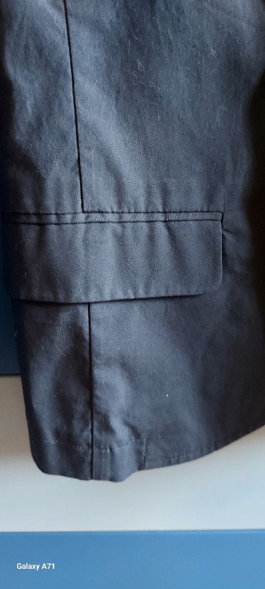 Giacca elegante bimbo cotone blu