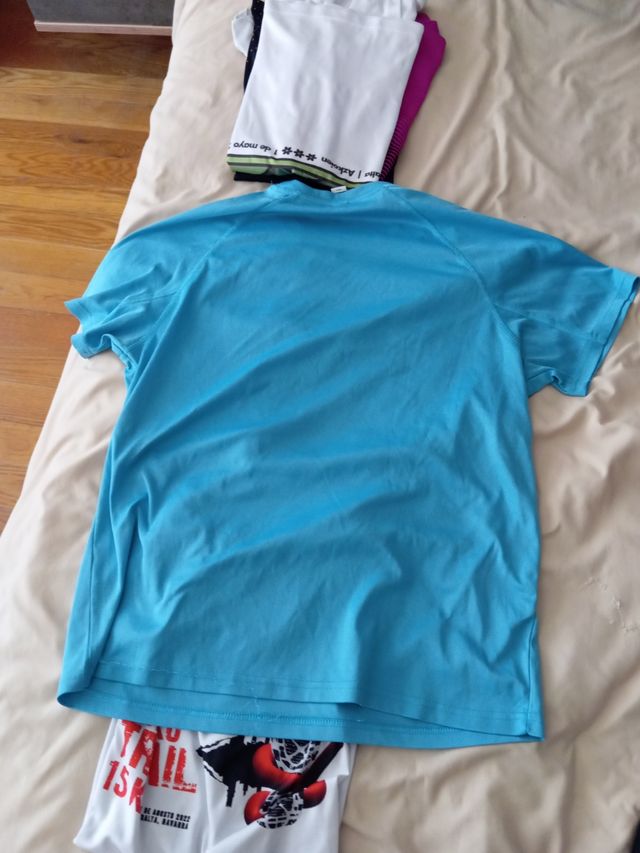 5 Camisetas talla L hombre 