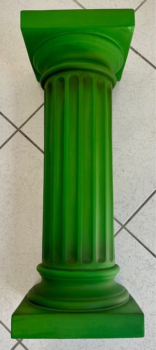 Tavolino Colonna Greca Verde