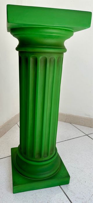 Tavolino Colonna Greca Verde