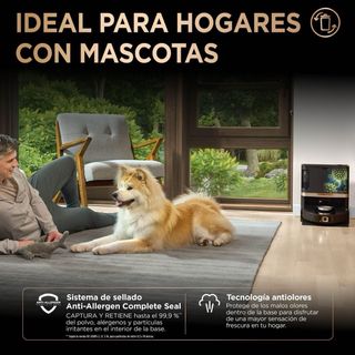 Robot aspirador Shark QI carga/vaciado automático 