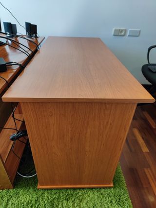 Mesa de ordenador 135x60x74 cm Marrón