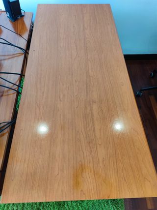 Mesa de ordenador 135x60x74 cm Marrón