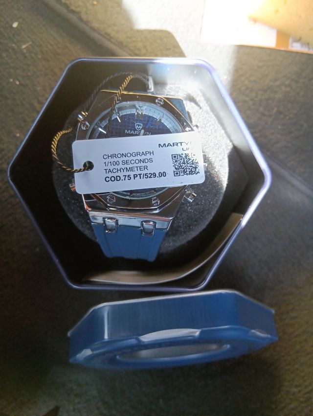 Orologio Martyn Line - Blu e argento