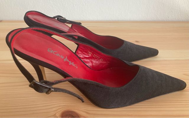 Zapatos negros El Corte Inglés - Tacón aguja