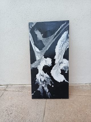 Dipinti astratti bianco e nero