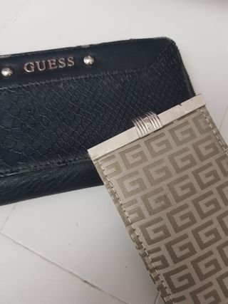 Cartera Guess negra + manicura