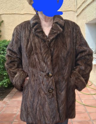Chaquetón marrón 