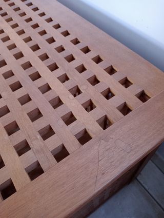 Baúl Mesa Mueble Armario auxiliar Ikea de madera