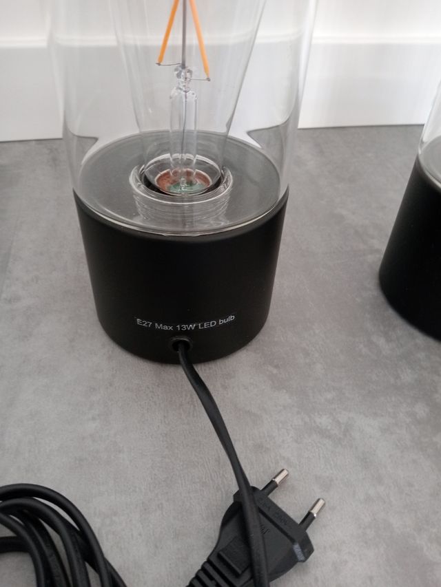 2 Lámparas LED tubo - Luz tenue