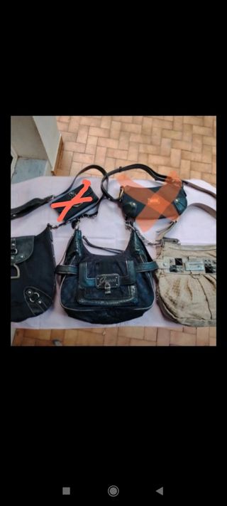 2 Borse Guess Beige & Nere