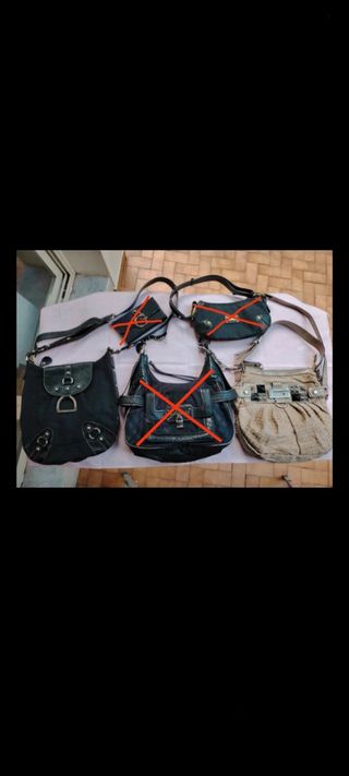 2 Borse Guess Beige & Nere