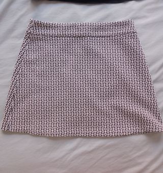 Falda estampada Mango - Tonos marrones 