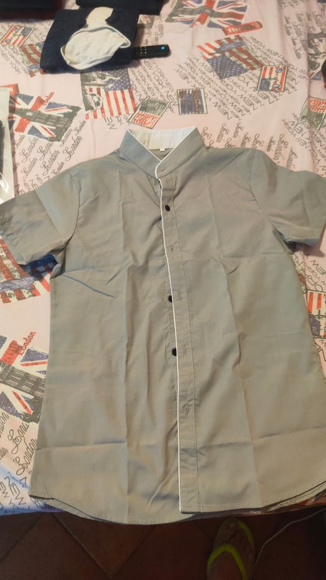 Camicia Grigia Uomo Tg.S