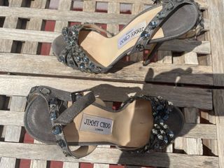 Sandalias Jimmy Choo gris, talla 38