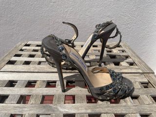 Sandalias Jimmy Choo gris, talla 38