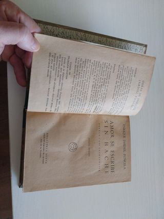 Amor se escribe sin hache. Libro de 1929.