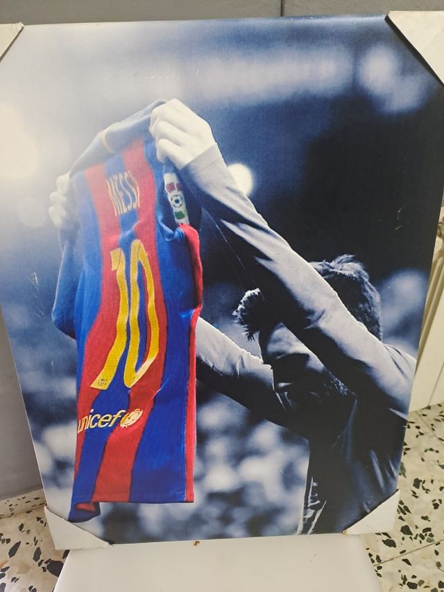 Cuadro Messi Barça para colecimista